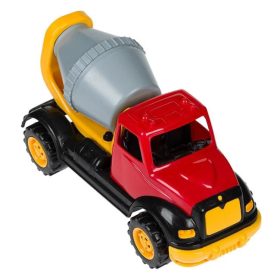Játék Betonkeverő Autó - Piros és Szürke, 30 cm