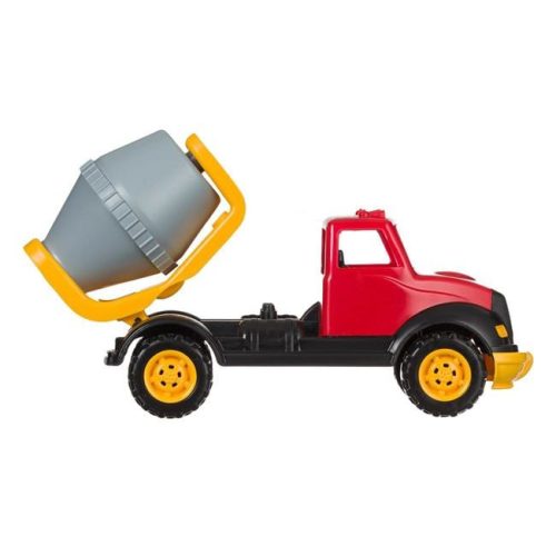 Játék Betonkeverő Autó - Piros és Szürke, 30 cm