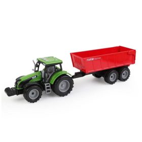 Játék traktor utánfutóval, fényekkel és hangokkal