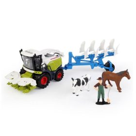   Játék Traktor Ekétvel, Farmer Figurával, Állatokkal, Fényekkel és Hangokkal