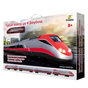 Elektromos Vasútkészlet 4 Vagonnal