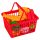 Szupermarket kosár élelmiszerekkel és zöldségekkel - 18 db