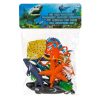 Műanyag tengeri állatok játékkészlet - 15 db