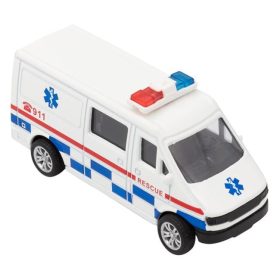 Miniatűr Mentőautó Fehér - 1:43