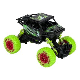 Fekete-Zöld Off-Road Terepjáró Fénnyel és Hanggal