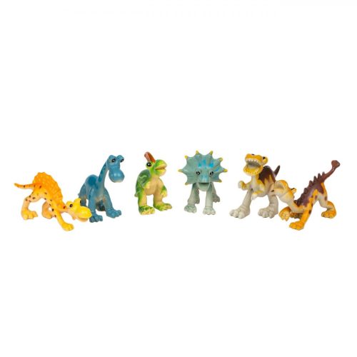 Animals Dinosaurs 6,5 cm - 6 db