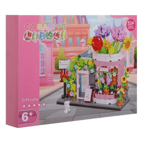 Virágbolt Építőjáték Készlet (524 darabos)