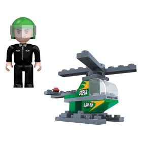 Helikopter Építőjáték Szett (35 darabos)
