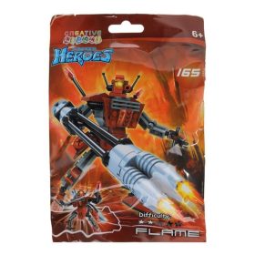 Warrior Robot Építőjáték - Piros (165 darabos)