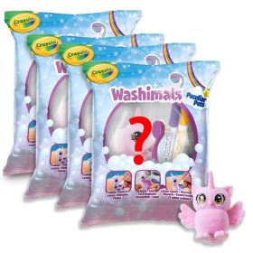   Crayola Washimals kimosható állatfigura filctollakkal (6-féle változat) - Giochi Preziosi