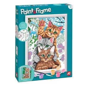 Paint & Frame Számfestő Készlet - Vicces Kiscicák