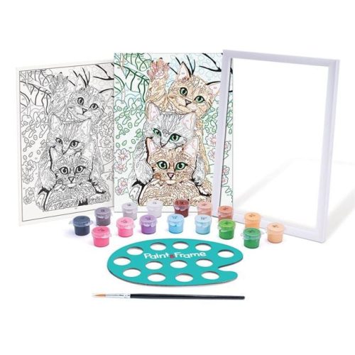 Paint & Frame Számfestő Készlet - Vicces Kiscicák