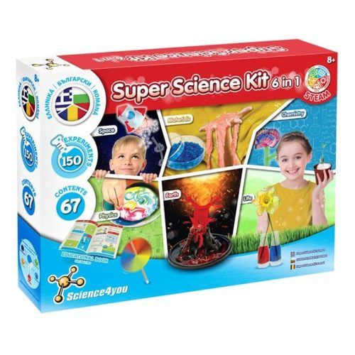 Science 4 You 6 az 1-ben tudományos kísérletező készlet