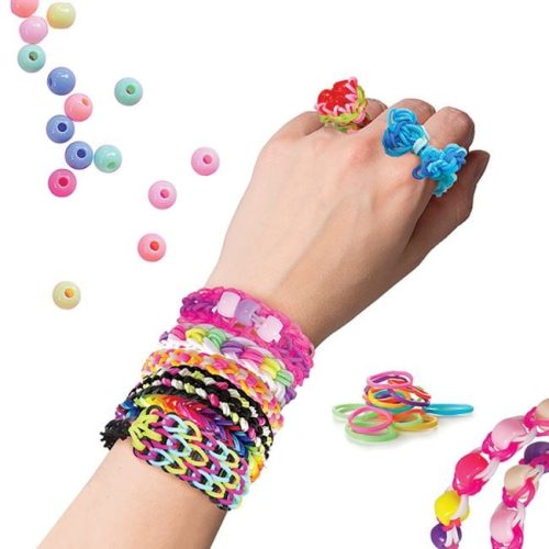 Plexi Flexi Love Nagy Gumikarkötő Készítő Szett - 4500 db Gumi és 100 db Kiegészítő
