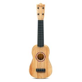 Klasszikus bézs játék gitár műanyag húrokkal - 53 cm