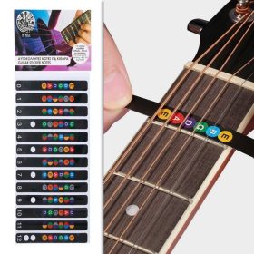 Gitár Fogólap Matrica – Tanulást Segítő Hangjegyek