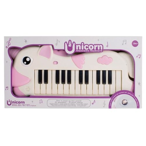 Elektronikus Játékzongora 25 Billentyűvel és Dallamokkal - Unikornis Modell