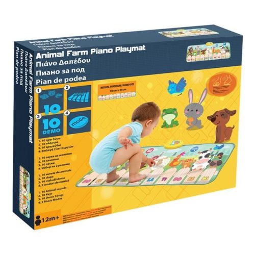 Óriás Zenélő Padlózongora Állathangokkal - 95x35 cm