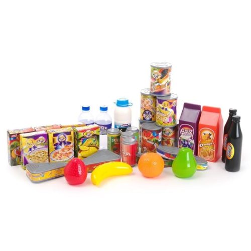 Szupermarket Élelmiszer Játékszett - 32 darabos