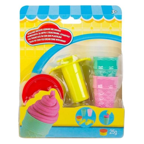 Mini Gyurma Készlet - Tölcséres Fagylalt
