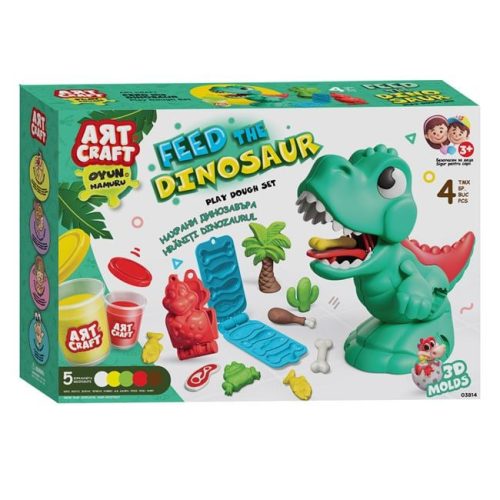 DOH Gyurmakészlet - Etessük meg a dinoszauruszt