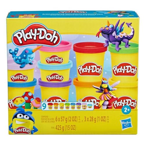 Play-Doh Élénk Színek Gyurmakészlet, 6 darabos - Hasbro