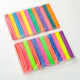 Gyurmakészlet 24 Különböző Neon Színben - 500g