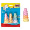 Színes Egyszarvú Szarv Kréta - 8.5 cm - 3 db-os szett