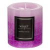 Illatgyertya Mályva Lila Ibolya Illattal Ø7x7.5cm