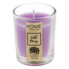   Lila Illatgyertya Erdei Gyümölcs Illattal Üvegpohárban Ø5x6.5cm