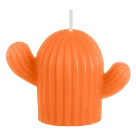   Mini Kaktusz Gyertya - Rózsaszín, Narancssárga, Lila Színekben - 3.5x5 cm