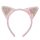 Rózsaszín hajpánt arany csillogó macskafülekkel