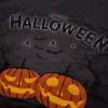 Asztalterítő 120x180cm - Happy Halloween - fekete