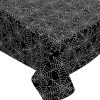 Egyszer használatos fekete, pókhálós asztalterítő 132x178cm