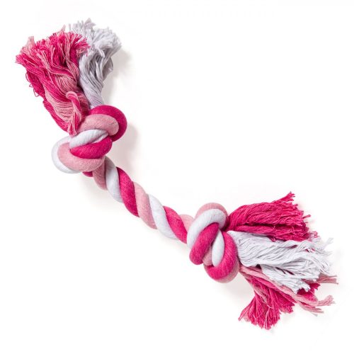 Kutyajáték - kötél, rózsaszín 30 cm