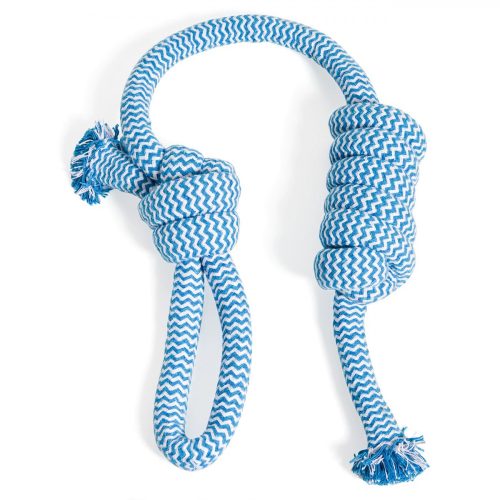 Kutyajáték - kötél, kék 63 cm