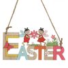 Felakasztható húsvéti dekoráció fából - Húsvéti katicabogarak