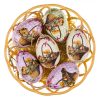 Színes húsvéti tojások kosárban - Kiscsibék kosárban  6db