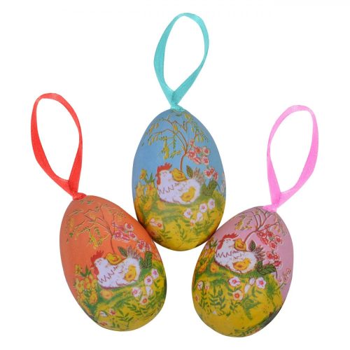 Húsvéti dekoratív tojások - Kiskakasok 6db