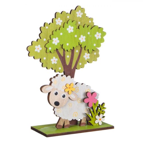 Húsvéti dekoráció - bárány a fa alatt
