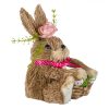 Húsvéti dekoráció - Természetes rost lány nyuszi