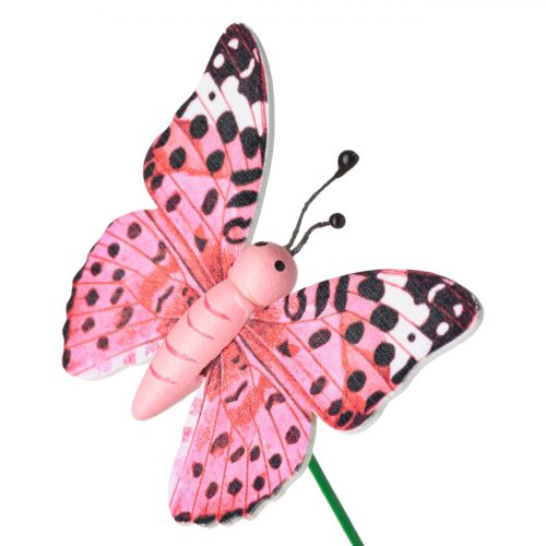 Dekoratív Pillangós Fa Beszúró Kaspóba, 25 cm