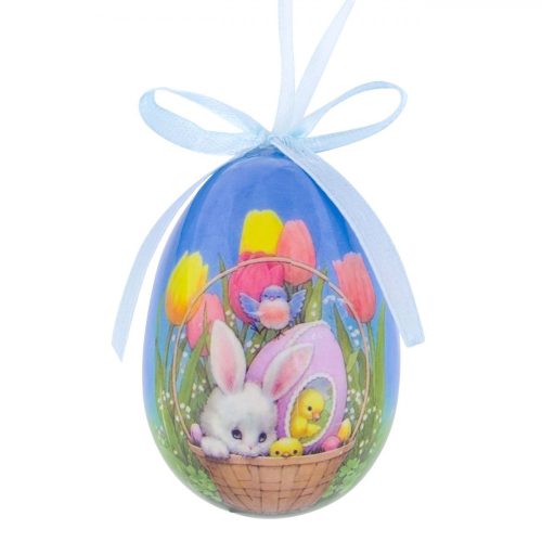 Húsvéti dekoratív tojás - Nuszi tulipánokkal
