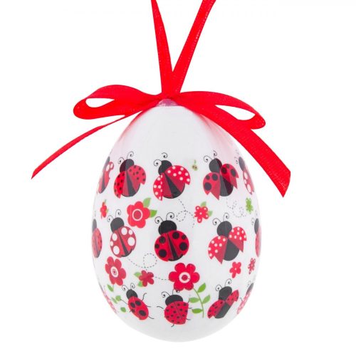Húsvéti dekoratív tojás - Katicabogarak