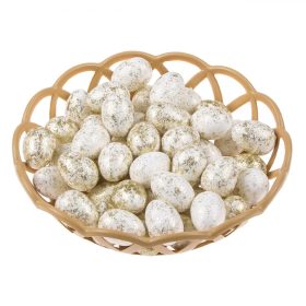   Húsvéti dekoratív tojás - Húsvéti kiskosár 48db mini tojással