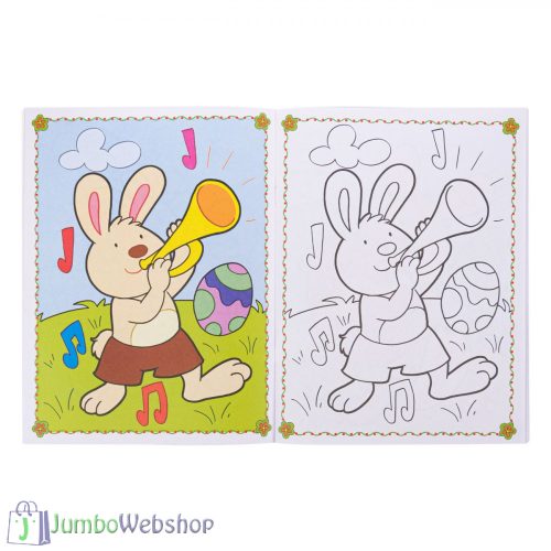 Húsvéti kifestő A4 - 12 lap