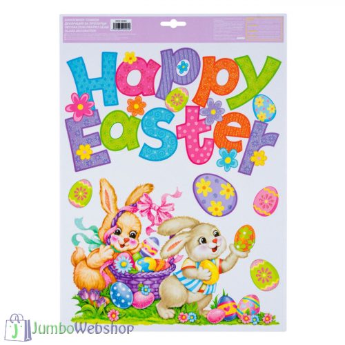 Húsvéti ablakmatrica - Happy Easter