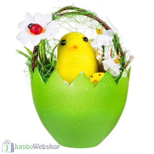 Húsvéti dekoráció - csibe tojásban