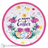 Húsvéti fém tálca - Happy Easter 25.5cm 
