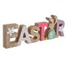 Húsvéti fa asztaldísz -Easter felirat, nyuszival 29 cm